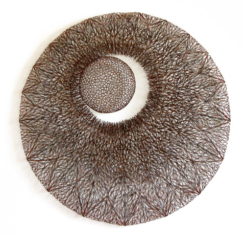 Bronwyn Oliver Moon, 2005; copper; 86 x 86 x 12 cm; enquire