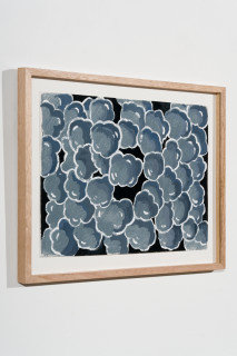 Callum Morton Smoke #7, 2024; pencil and gouache on paper; 30 x 42 cm; enquire