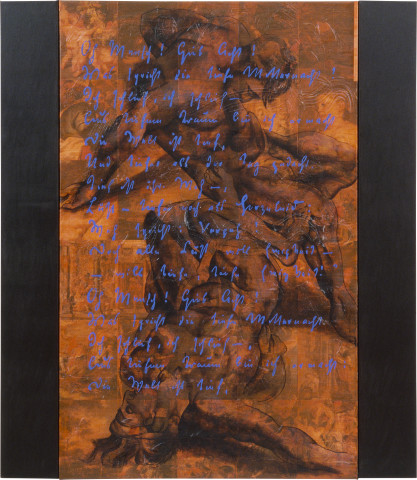 Mark Titmarsh Mer de Glace, 1991; acrylic on paper; 203 x 177 cm; enquire