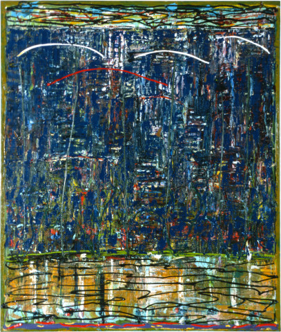 Michael Johnson Marri, 1986; oil on linen; 210 x 180 cm; enquire