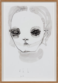 Del Kathryn Barton untitled, 2014; ink on paper; 65.5 x 46.5 cm; more info; enquire