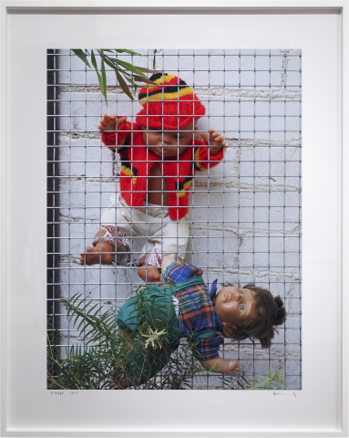 Destiny Deacon Escape, 2017; lightjet print; 127 x 102 cm; (framed); Edition of 5 + 2 APs; enquire