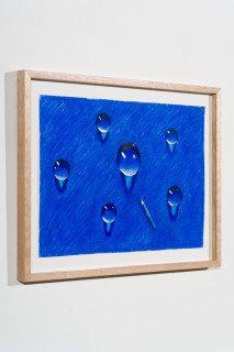 Callum Morton Water #5, 2025-26; pencil and gouache on paper; 30 x 42 cm; enquire