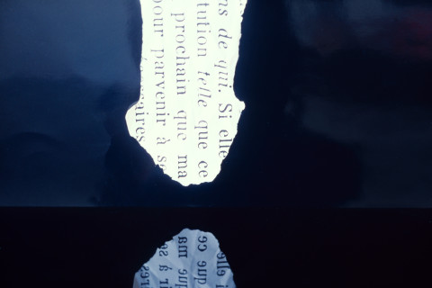 Carol Rudyard Visions of Xes, 1991; video installation; 12 minutes 45 seconds; enquire