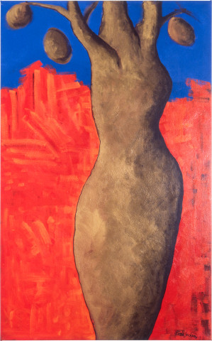 Linda Jackson Boab, 1998; acrylic on canvas; 120 x 75 cm; enquire