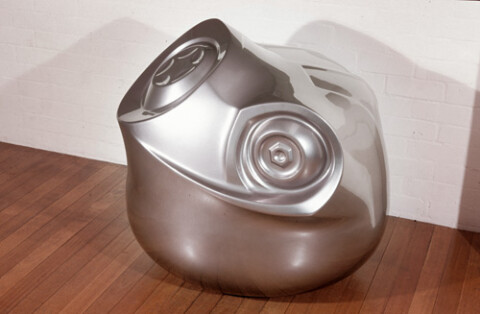 Patricia Piccinini Liquid Steel, 2002; fiberglass and automotive paint; 90 x 80 x 80 cm; enquire