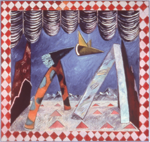 Jan Murray Isolated Particles of Pleasure, 1981; oil on canvas; 172 x 155 cm; enquire