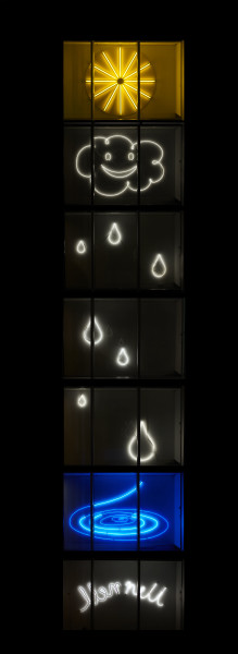 Nell Made in the Light, 2012; Neon; 2100 x 400 cm; Commissioned by Allens; Photo: Tom Psomotragos