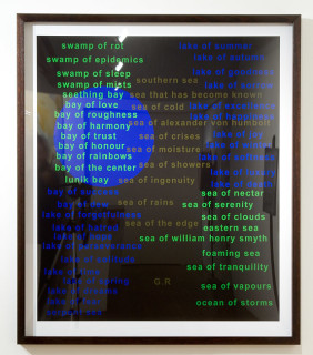 Mikala Dwyer The Moon, 2009; framed print; 115 x 95 cm (framed); Edition of 3; enquire