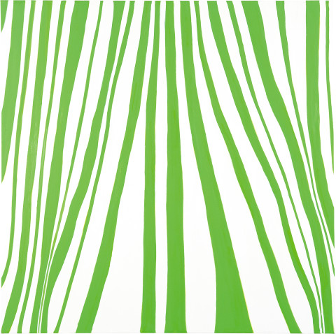 Angela Brennan Cadmium Green Pale, 2005; oil on linen; 180 x 180 cm; enquire