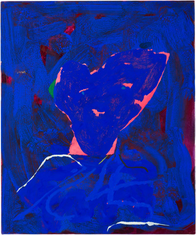 Tom Polo peaceful protest (part four), 2021; acrylic and Flashe on canvas; 60 x 50 cm; more info; enquire