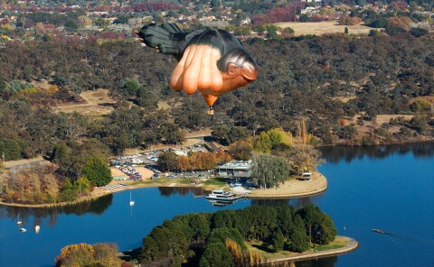Patricia Piccinini Skywhale, 2013; hot air balloon; 3400 x 2300 x 2000 cm; enquire