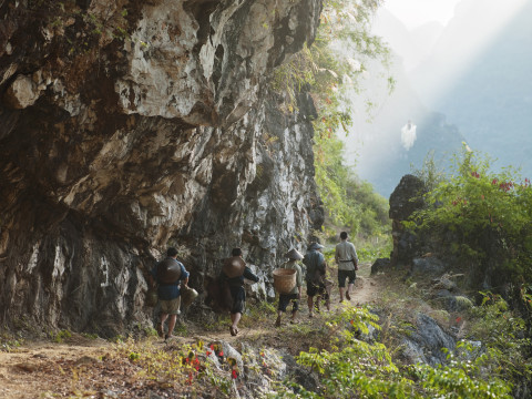 Isaac Julien Yishan Island Long March (Ten Thousand Waves), 2010; Endura Ultra photograph; 180 x 240 cm; Edition of 6 + AP 1; enquire