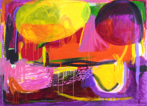 Angela Brennan Found Landscape II, 2002; Oil on linen; 199 x 275 cm; enquire