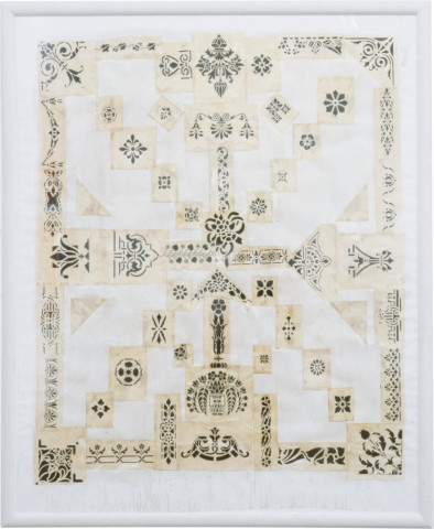 Dale Frank YALOM SECQAJ, 1992; ink, pencil & mixed media on paper; 189 x 160 cm; enquire