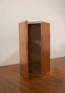 Katie Williams Conductor, 2012; copper, aluminium; 201 x 90.1 x 93 cm; enquire