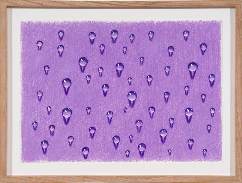 Callum Morton Water #4, 2024; pencil and gouache on paper; 30 x 42 cm; enquire