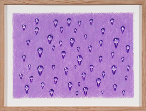 Callum Morton Water #4, 2024; pencil and gouache on paper; 30 x 42 cm; more info; enquire