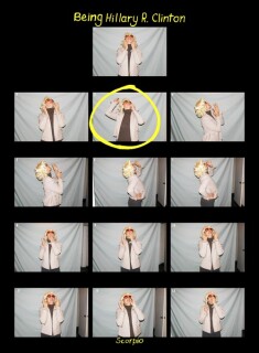 Tracey Moffatt Being Hillary R. Clinton, 2005; colour print on Fujiflex paper; 58 x 43 cm; Edition of 10; enquire