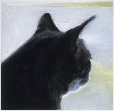 Louise Hearman Untitled #  924, 2002; pastel on paper; 25 x 24 cm; enquire