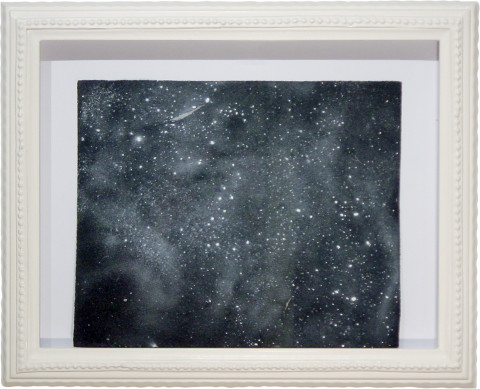 Hany Armanious Wall rubbing # 9, 2003; clogged sandpaper; 23 x 28 cm; (paper size) 34 x 41.5 cm (frame size); enquire