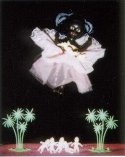 The Armory Show Destiny Deacon, 1993-03; from the series Waiting for Goddess; Light jet print from Polaroid original; Image size: 60 x 48 cm; Frame size: 75 x 62 cm; Series of 4 images; enquire