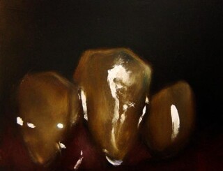 Louise Hearman Untitled #862, 2001; oil on masonite; 23 x 29 cm; enquire