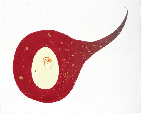 Nell The Strange is Confident, 2004; gouache on paper; 22.3 x 27.8 cm; enquire