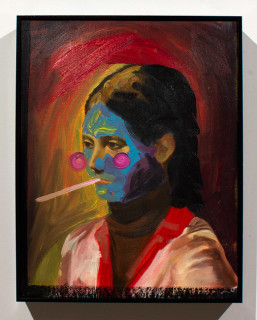 David Griggs Potato Chick, 2012; oil on canvas; 47 x 37 cm; enquire