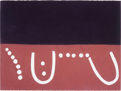 Fiona Foley Gunabibi 1, 1988; pastel on paper; 56.5 x 76.5 cm; enquire