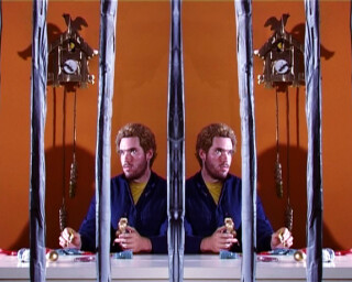 TV Moore Gaol Scene (Smith), 2001-04; single channel DV/DVD from a series of ten; duration each approx. 3:30 minutes; Edition of 8 + AP 2; enquire