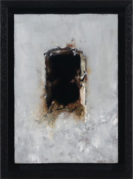 Louise Hearman Untitled #1554, 2024; oil on masonite; 27 x 19 cm; enquire