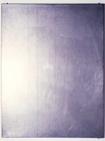 John Nixon Self Portrait (Non-Objective Composition), 1987; polished stainless steel; 79 x 61 cm; enquire