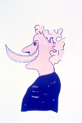 Juliet Darling Smile, 1984; work on paper; 75 x 56 cm; enquire