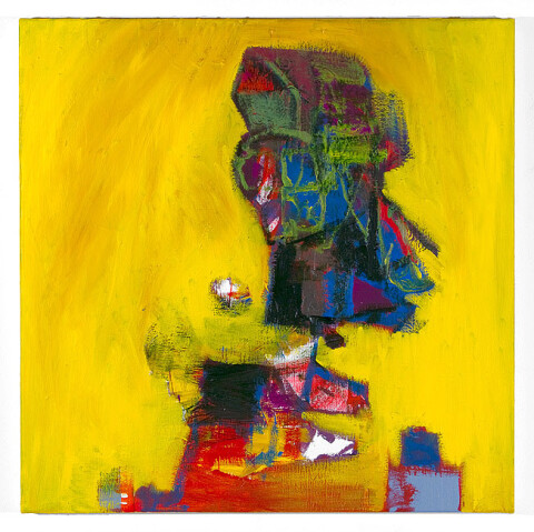 Gareth Sansom Antipodean (Bernard Smith), 2012; oil and enamel on linen; 60 x 60 cm; enquire