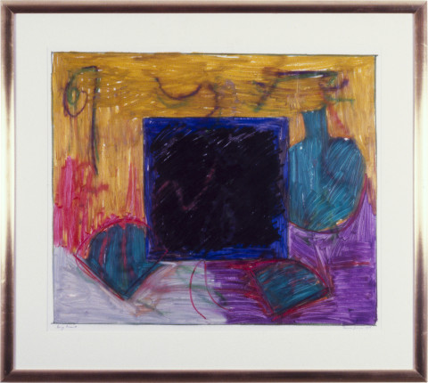 Denise Green Being Present, 1988; paintstick on vellum paperworks; 91.5 x 107 cm; enquire