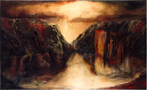 Mandy Martin Break, 1988; oil on linen; 260 x 445 cm; enquire