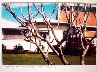 Destiny Deacon Postcard from Maryborough, 1998; colour laser print; 29.7 x 42.2 cm; Edition of 15; enquire