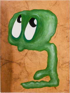 Maria Kozic VISIONARYALS 11, 2000; acrylic on wood; 81 x 60.5 cm; enquire