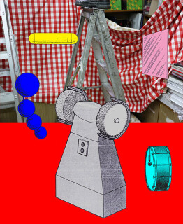 Teppei Kaneuji Games, Dance and the Constructions (Singapore) #1-B, 2013; Screen print,archival ink jet print, plexiglas, cotton rag paper ; 114.5 x 94 x 4.5 cm; enquire