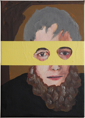 David Griggs Frat of the Obese 18, 2011; acrylic on canvas; 35.5 x 25.5 cm; enquire