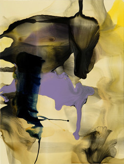 Dale Frank A sudden hand from nowhere held his forearm. Look into my eyes, you are feeling sleepy, look into my eyes, you will do exactly what I say, she said, thinking it was in her best Leslie Nielsen voice., 2008; varnish on canvas; 160 x 120 cm; enquire