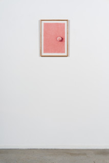 installation view; Callum Morton Door #1, 2024; pencil and gouache on paper; 42 x 30 cm; enquire