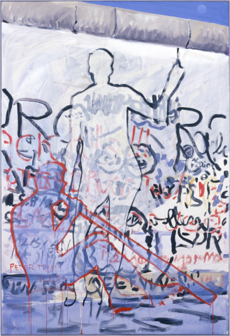 Gunter Christmann Peter Trom, 1989; acrylic on canvas; 244 x 168 cm; enquire