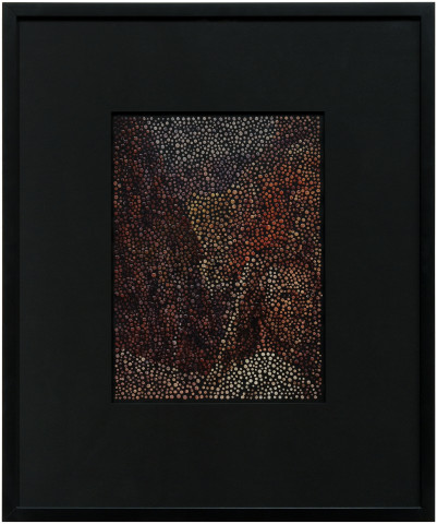 Daniel Boyd Jesus Christ!, 2010; paint, archival glue and digital print on paper; 40 x 30 cm; enquire