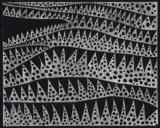 Yayoi Kusama Waves [TWXZO], 2007; silkscreen on canvas; 130.3 x 162 cm; Edition of 5; enquire