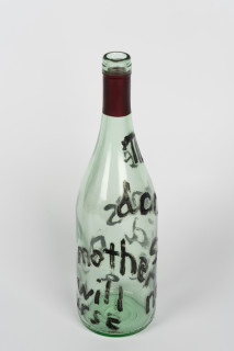 Jenny Watson Bottles, 1992; group of six assorted painted bottles; dimensions variable; enquire