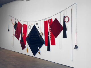 Mikala Dwyer Wall Necklace, 2012; enquire