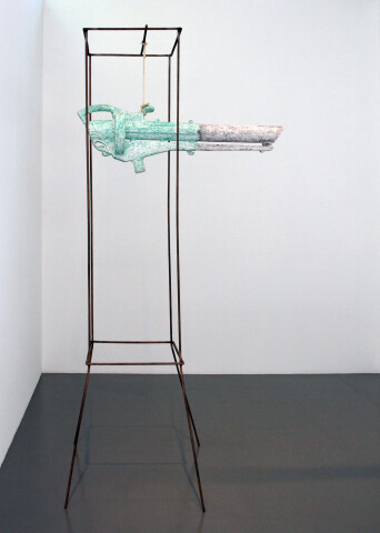 Hany Armanious Le Nez, 2010; cast pigmented polyurethane resin, bronze
; 245 x 118 x 51 cm; enquire
