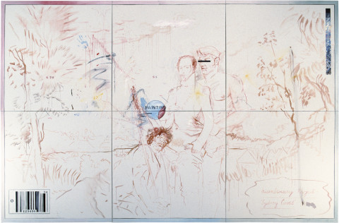 Juan Davila Semblance, 1985; oil on canvas; 274 x 411 cm; enquire